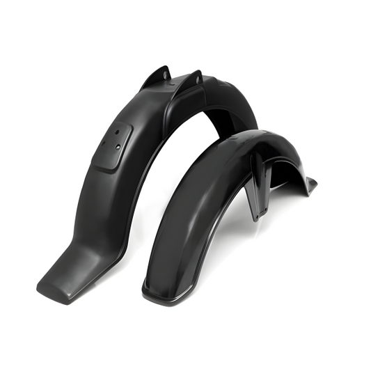 2 Pc Motorcycle Plastic Fender Mudguards Cover Set Best Quality – 70cc Bike – Front & Back