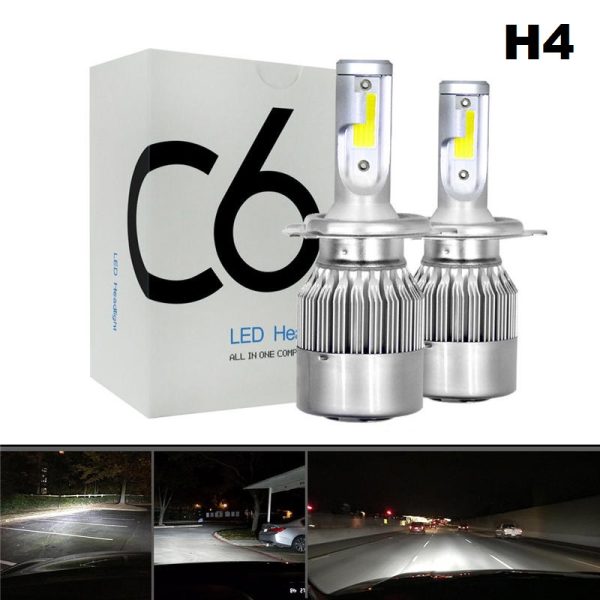 1 Pcs C6 H4 Led Light For Bikes