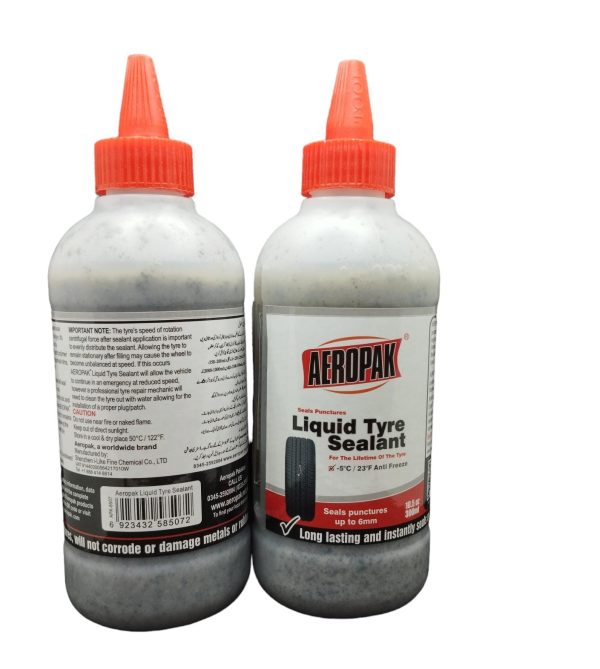 300ml Safe Aeropak Liquid Tyre Sealant Scooter Motorcycle Emergency Tyre Repair