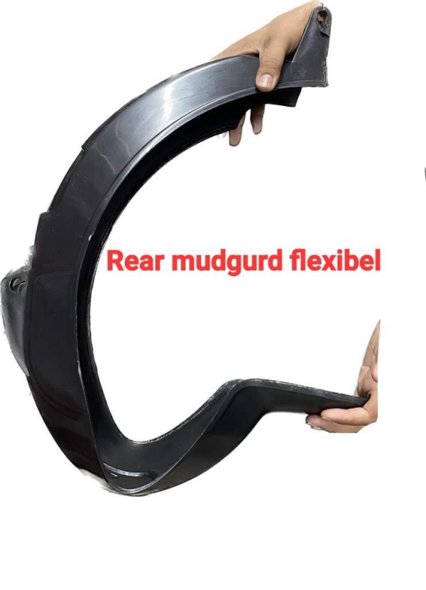 Black Plastic Mudguardand Chain Cover For All 70cc Bikes Genuine Fitting Unbreakable Rust Proof Make With Pure Material