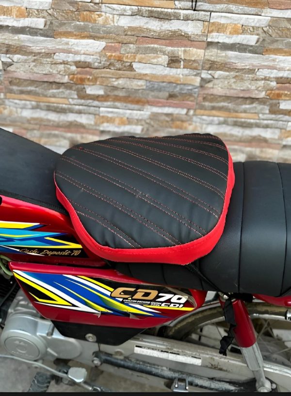 Double Stitch Water Proof Bike Seat Cushion /motorcycle Seat Cover / Motor Bike Long Route Cushion Long Travel Seat Comfortable (molty Foam 1inch)