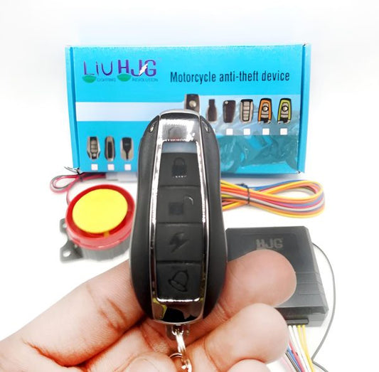 Motorcycle Remote Security Lock Anti Theft Alarm System For Bike Motorcycle Self Start Function For 70cc And Cg125 And All Bikes